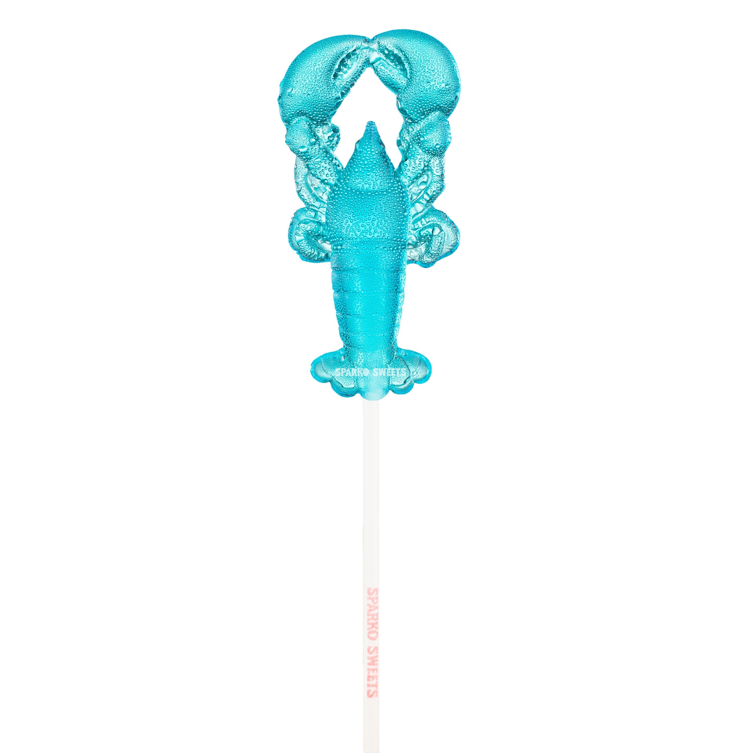 Baby Blue Big Lobster Lollipops - Blue Raspberry (24 Pieces)