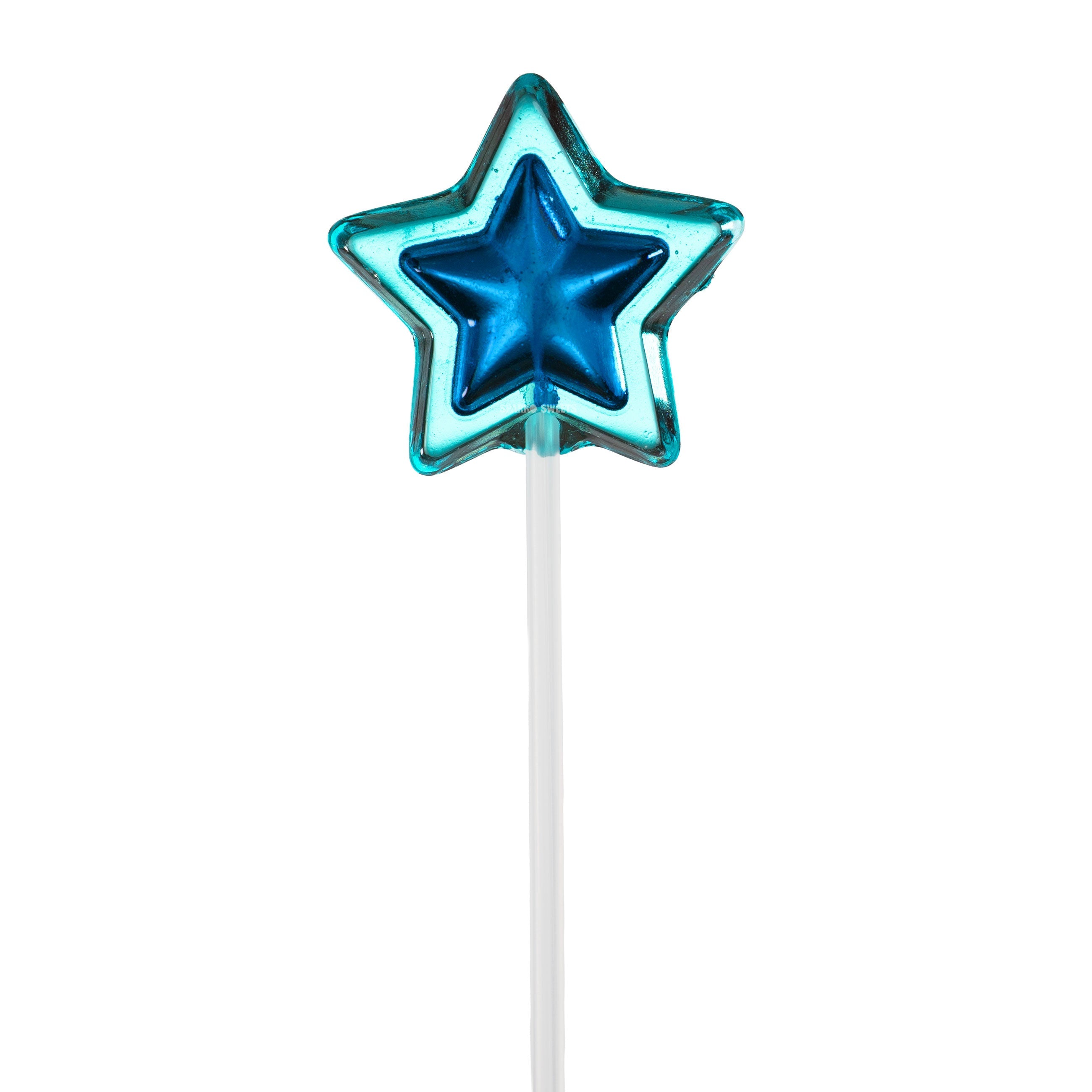 Baby & Navy Blue Star Twinkle Lollipops (100 Pops)